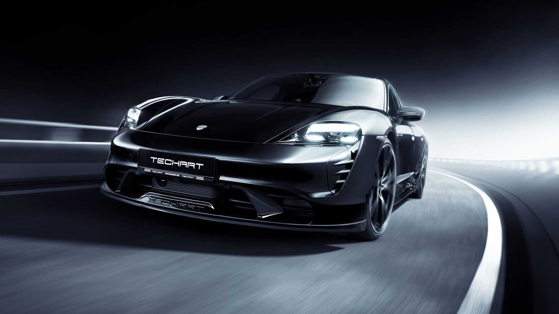 Porsche Taycan by Techart: le immagini ufficiali