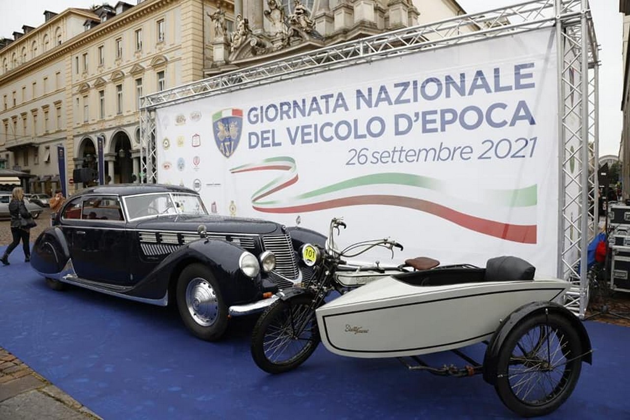 Giornata Nazionale del Veicolo d'Epoca 2021 a Torino e Premi ASI per il Motorismo Storico