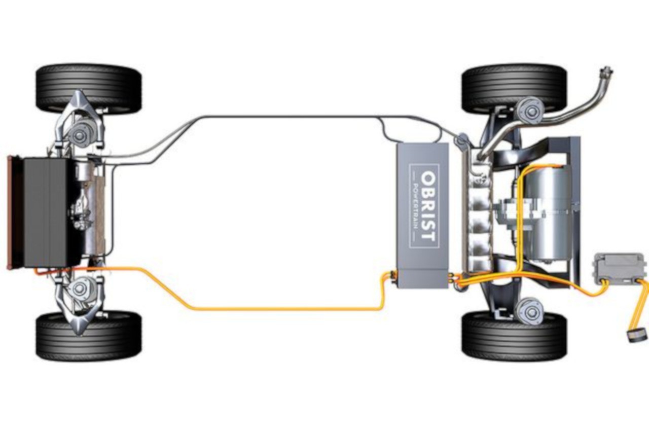 Tesla Model 3 HyperHybrid Mark II by Obrist