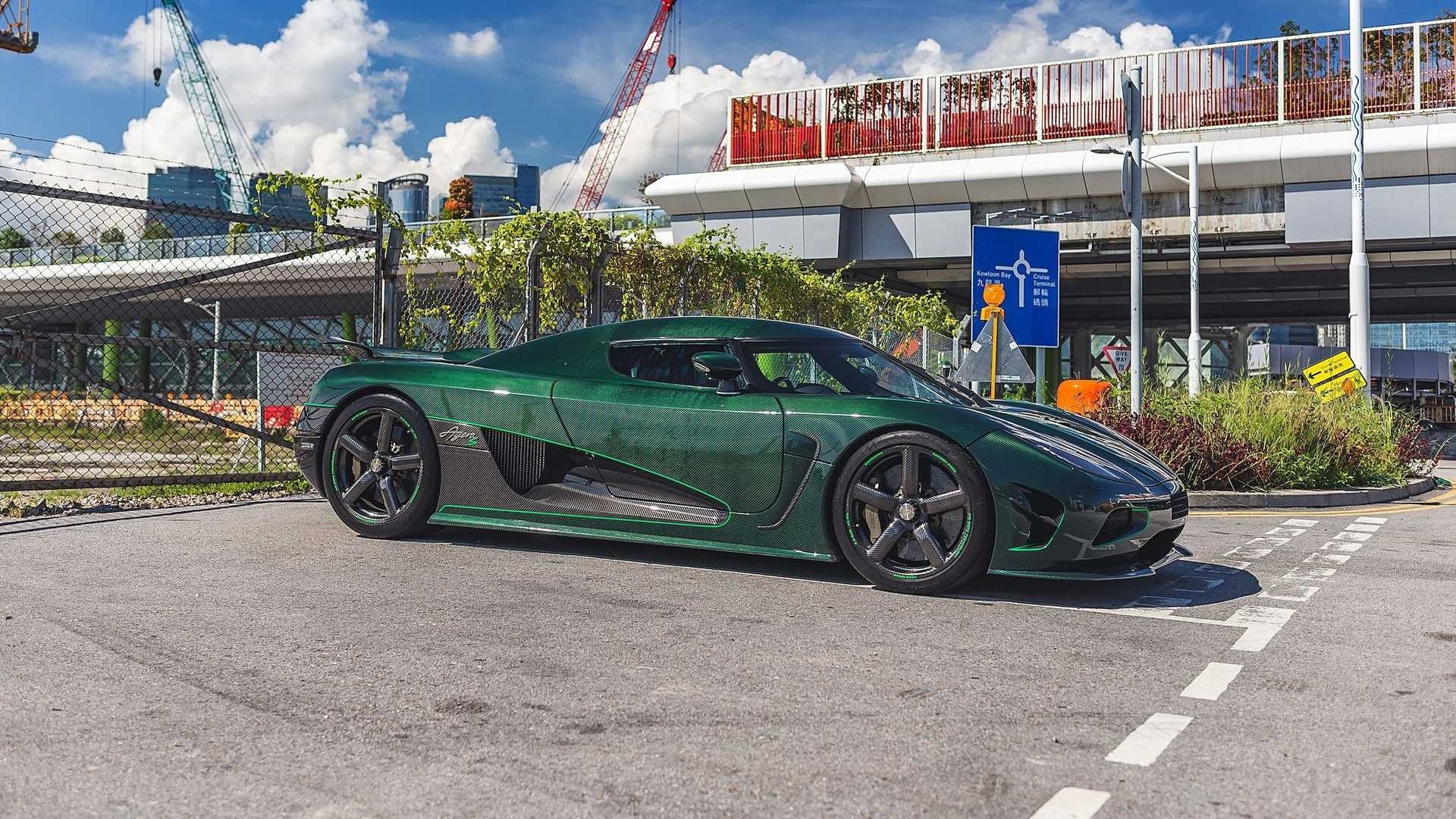 Koenigsegg Agera S: un esemplare verde all’asta