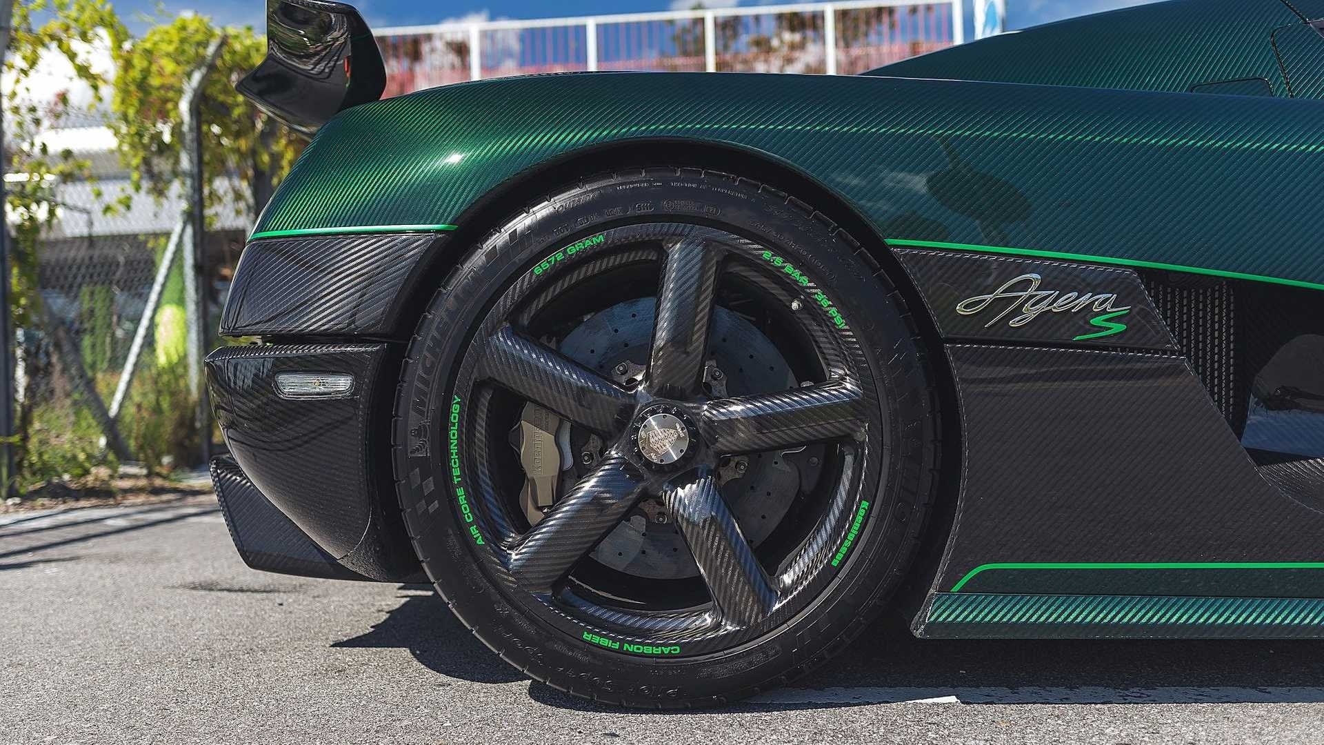 Koenigsegg Agera S: un esemplare verde all’asta