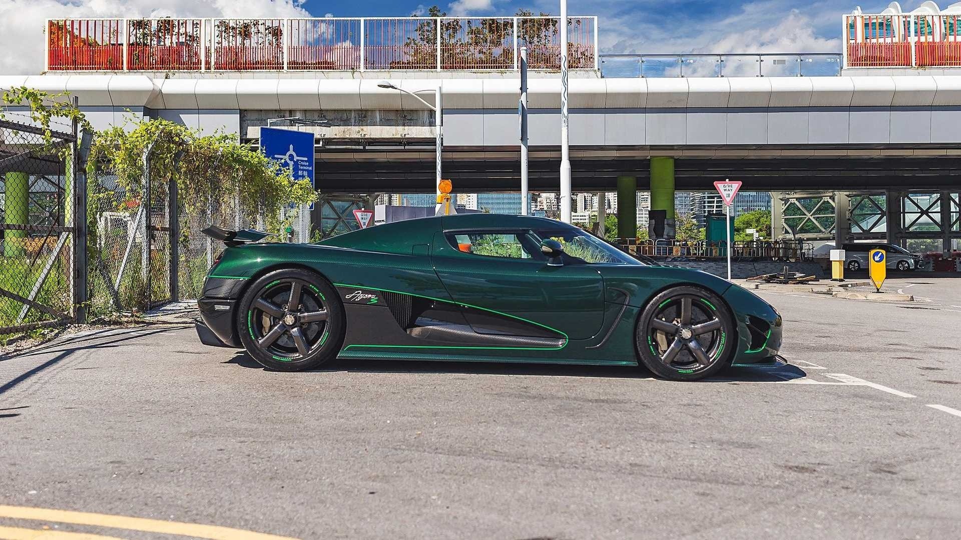 Koenigsegg Agera S: un esemplare verde all’asta