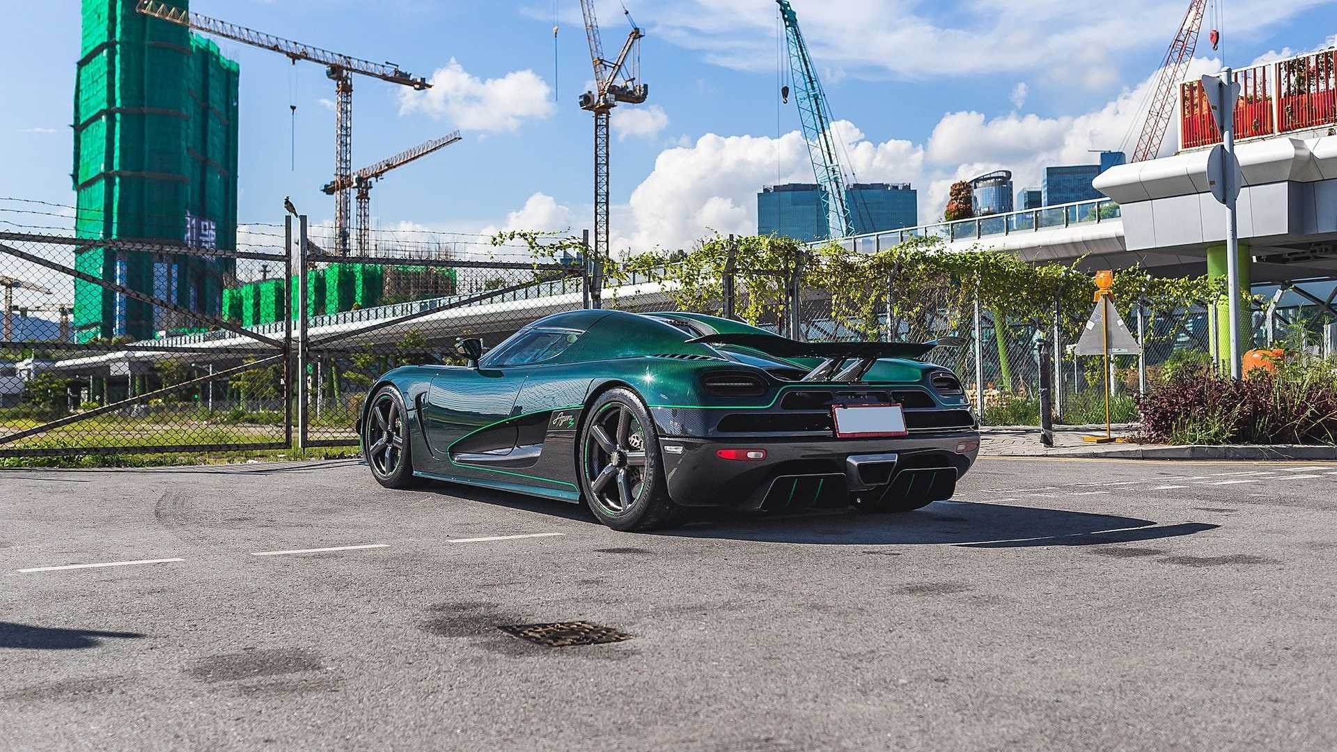 Koenigsegg Agera S: un esemplare verde all’asta