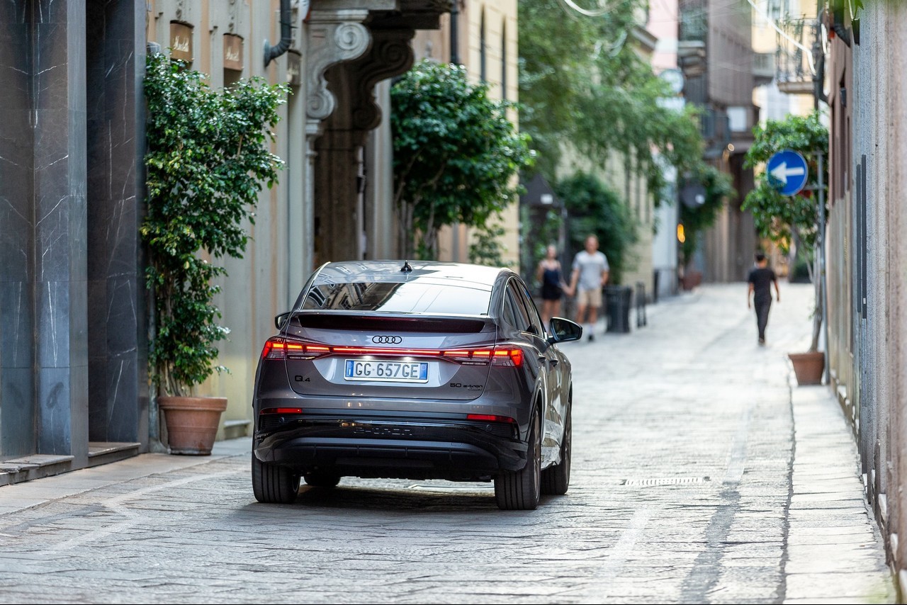 Audi Q4 Sportback e-tron: primo contatto