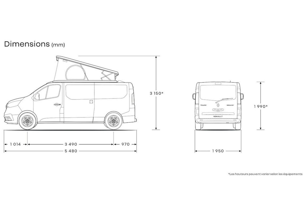 Renault Trafic SpaceNomad 2022: immagini ufficiali