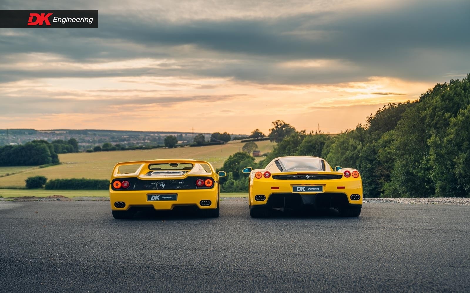 Ferarri Enzo e F50, due esemplari gialli in vendita: le immagini