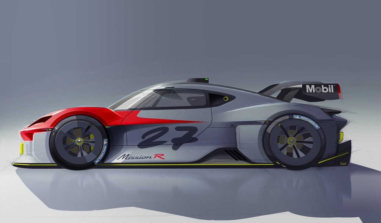 Porsche Mission R Concept: le immagini ufficiali