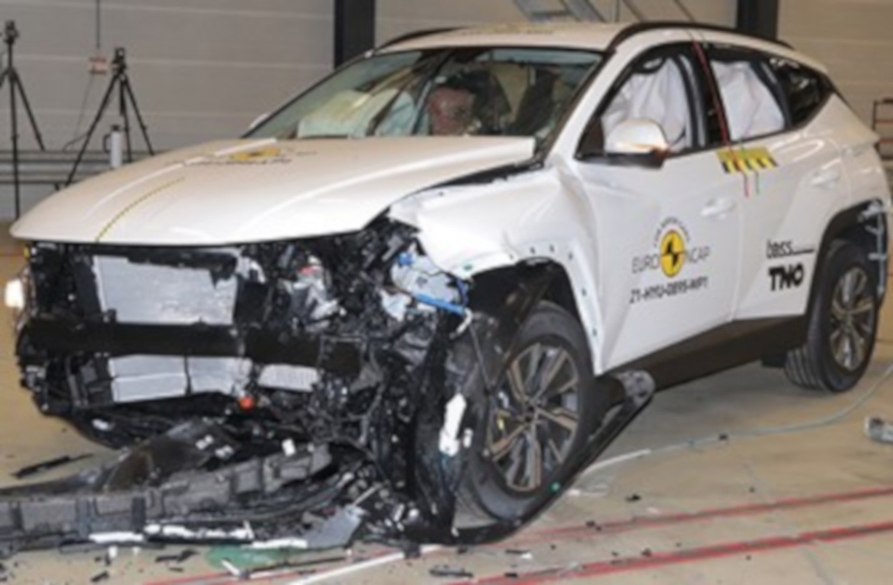 Hyundai Tucson 2021: crash test EuroNcap