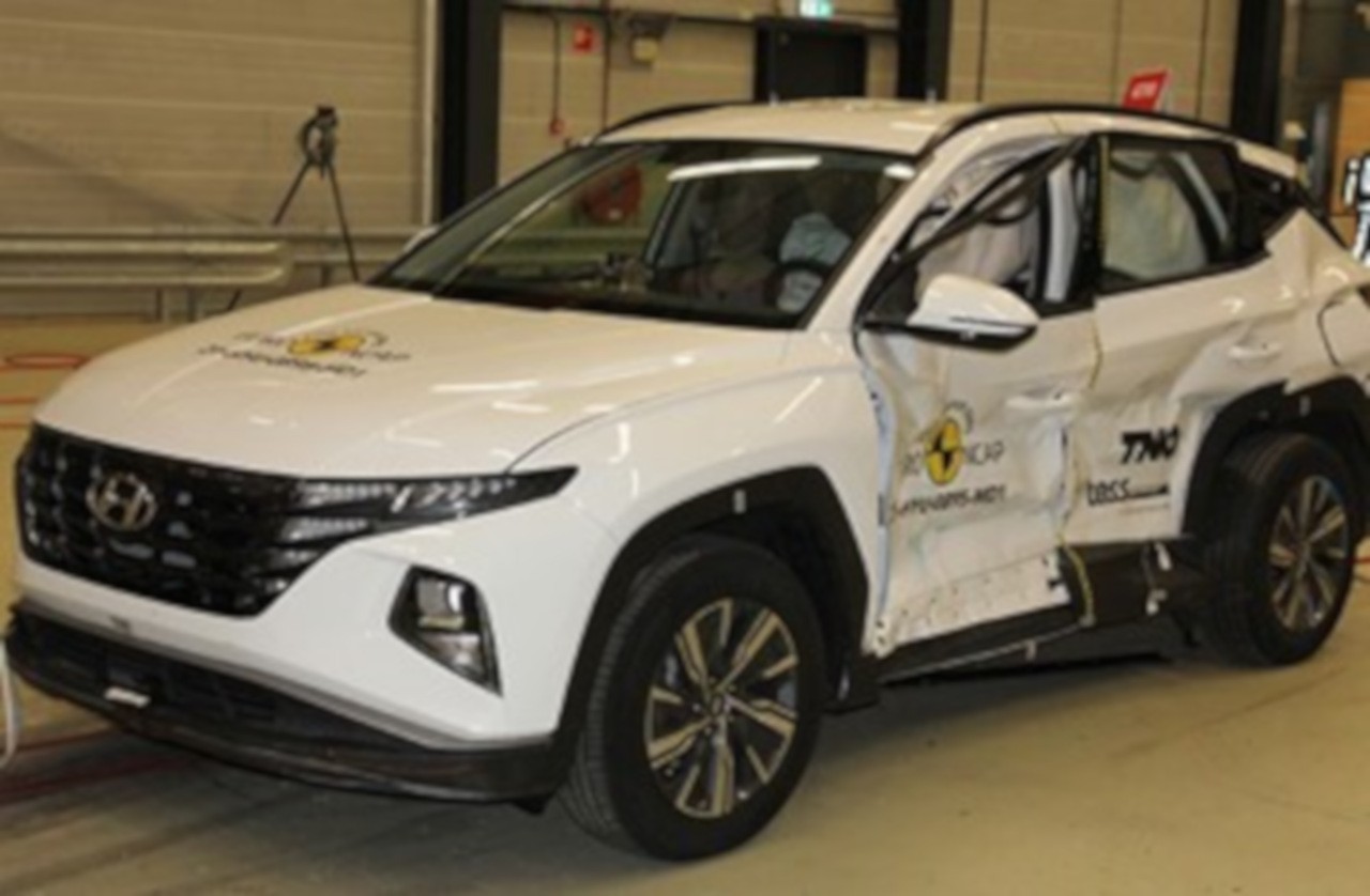 Hyundai Tucson 2021: crash test EuroNcap