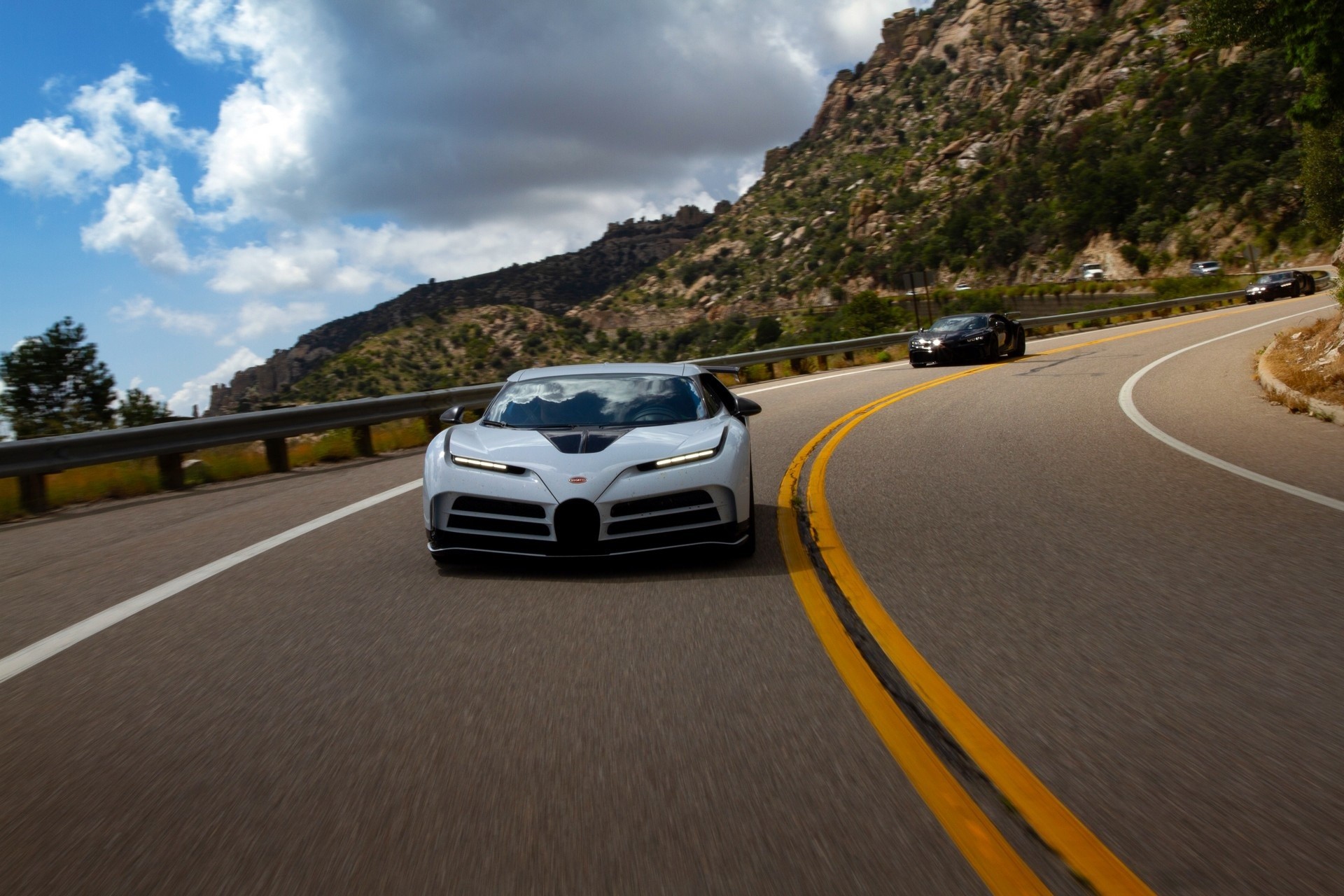 Bugatti Centodieci: i test negli USA