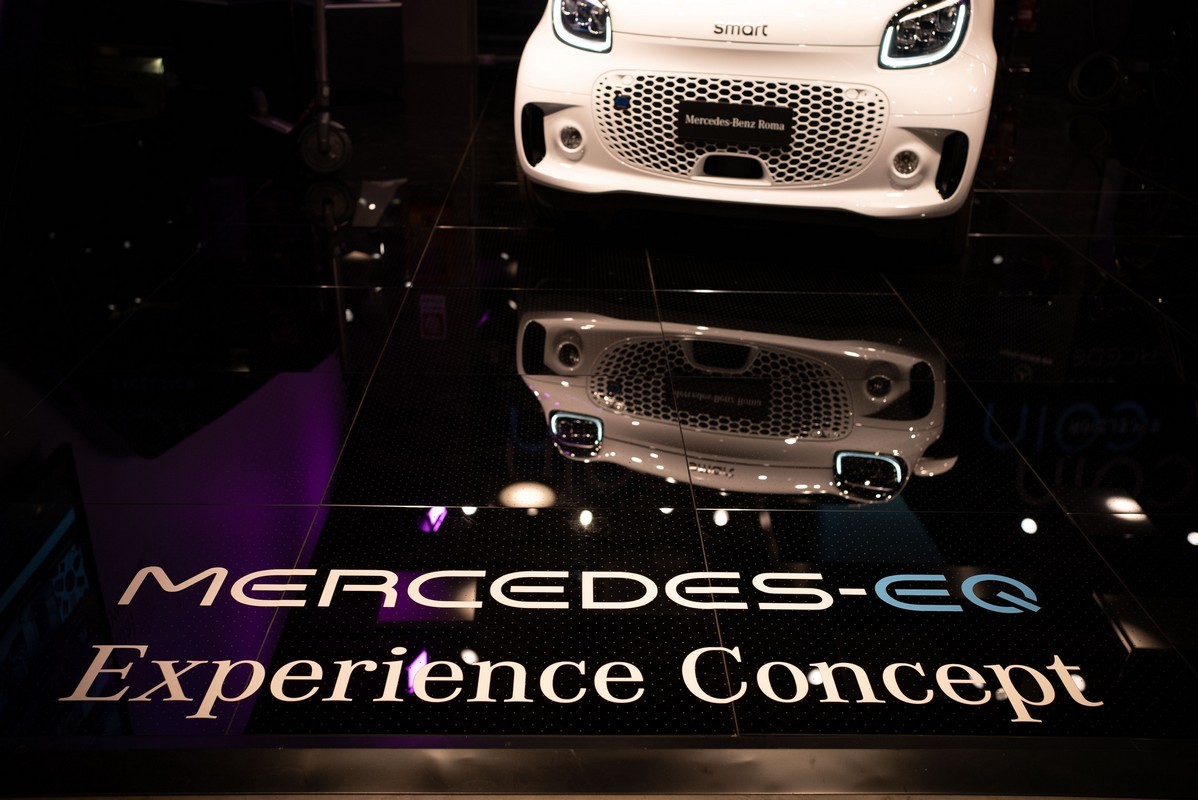 Mercedes-EQ Experience Concept a Roma: le immagini