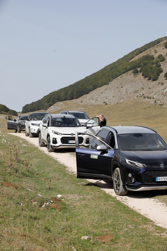 Suzuki Across plug-in: il raduno sui Monti Simbruini