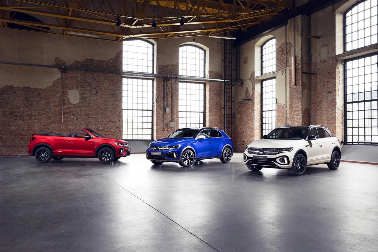 Volkswagen T-Roc 2022: immagini ufficiali