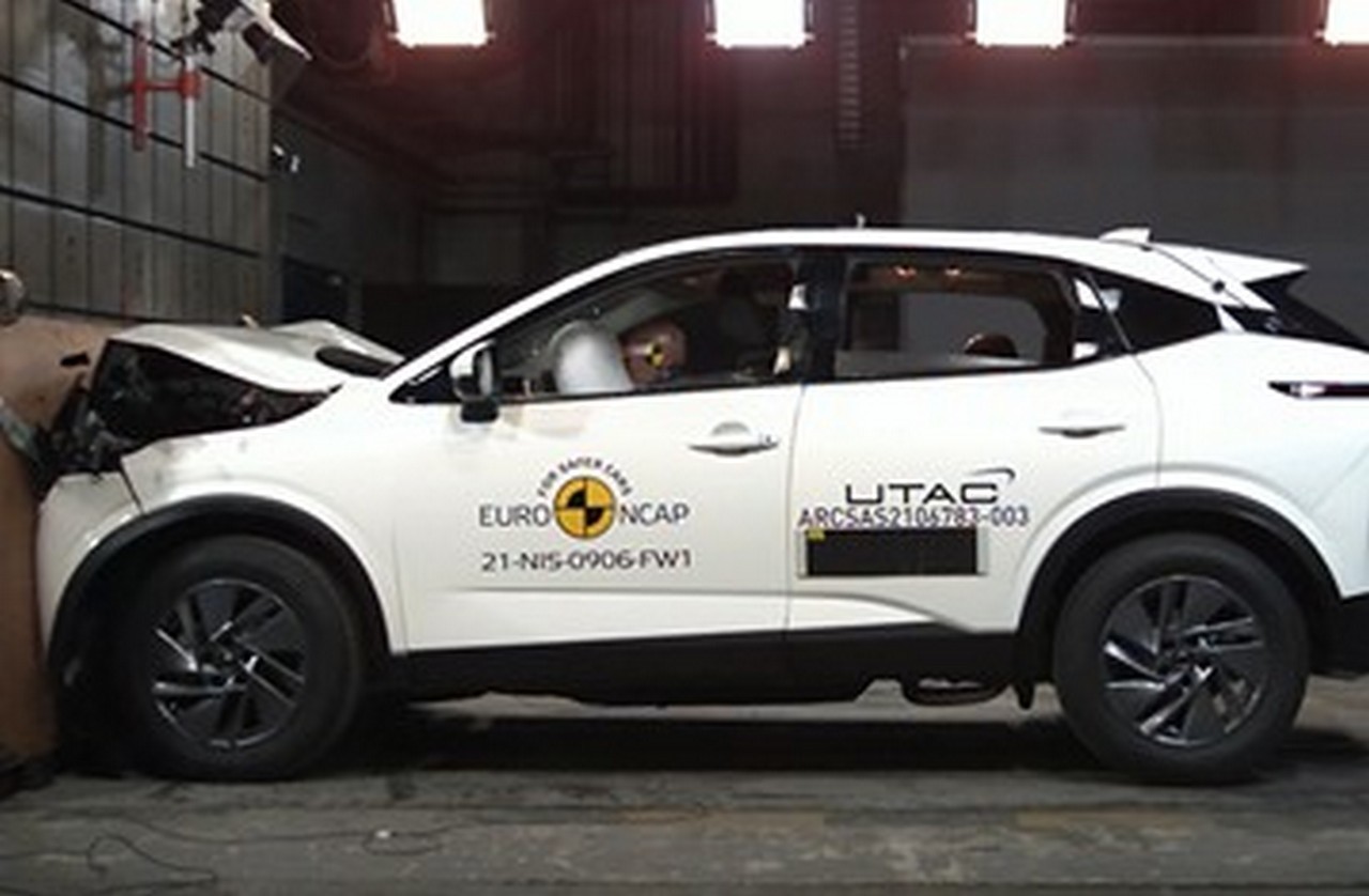 Nissan Qashqai crash test EuroNcap 2021