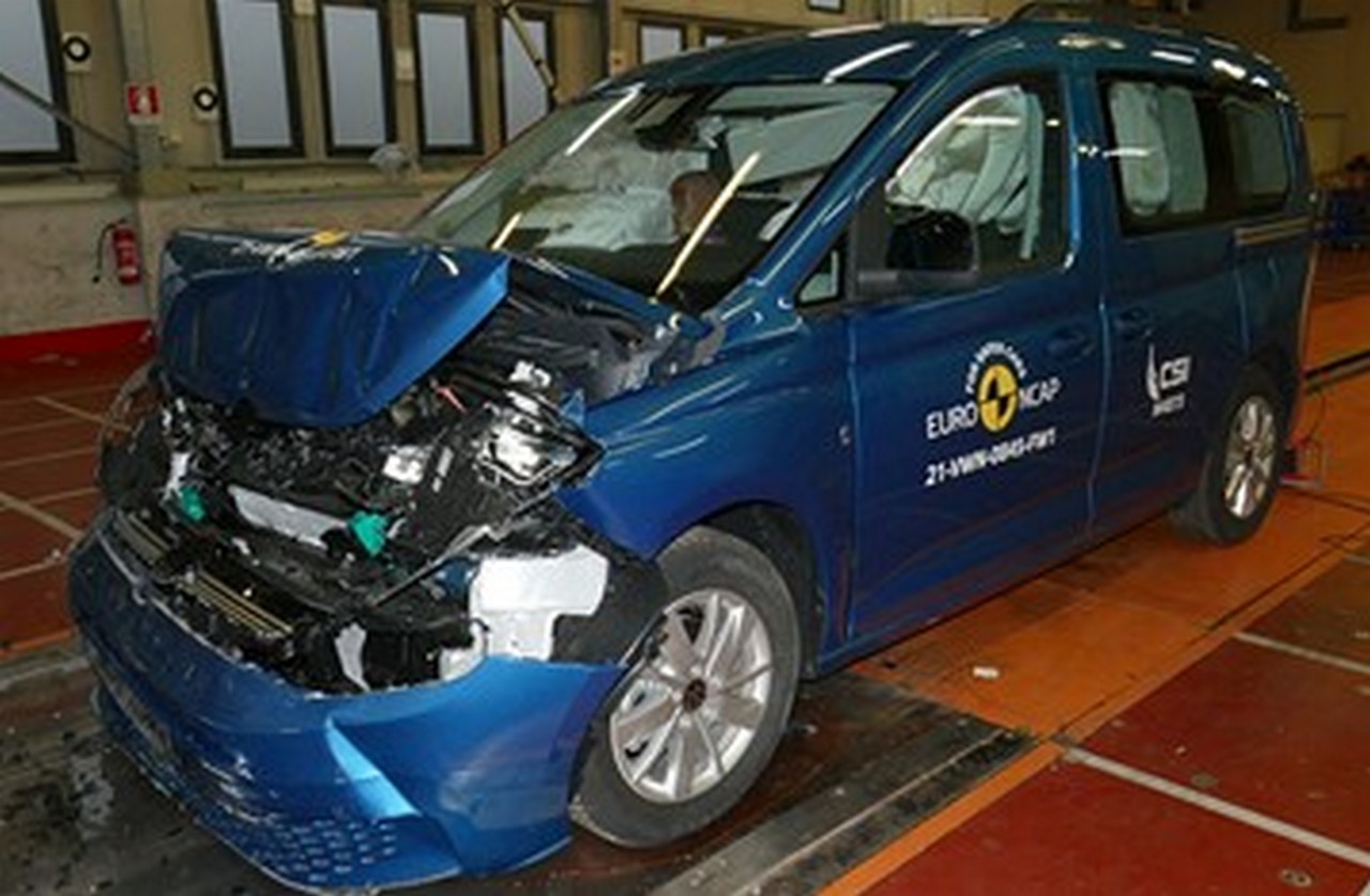 Volkswagen Caddy crash test EuroNcap 2021