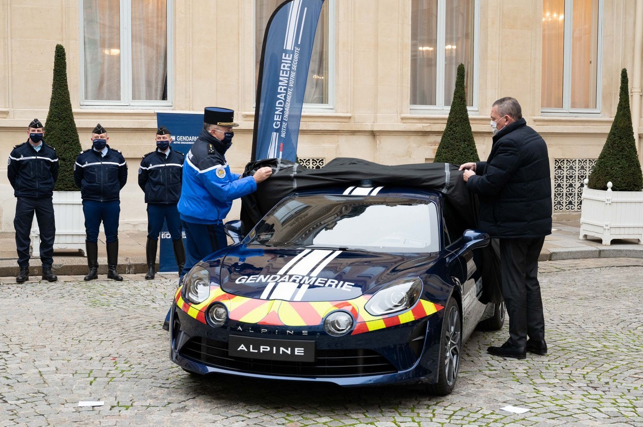 Alpine A110 Gendarmerie 2021: immagini ufficiali