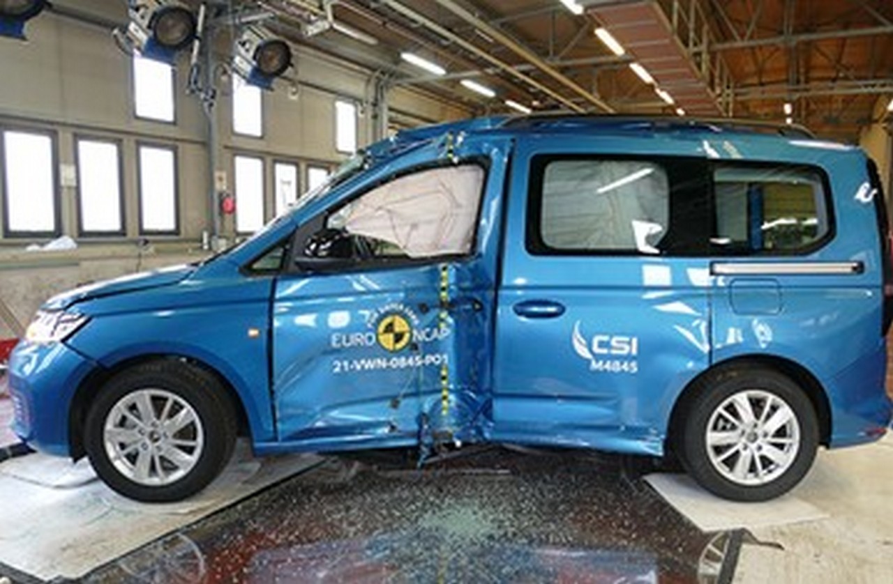 Volkswagen Caddy crash test EuroNcap 2021