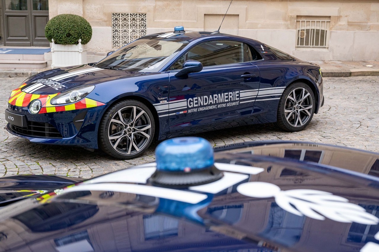 Alpine A110 Gendarmerie 2021: immagini ufficiali