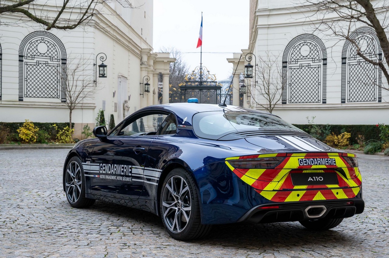 Alpine A110 Gendarmerie 2021: immagini ufficiali