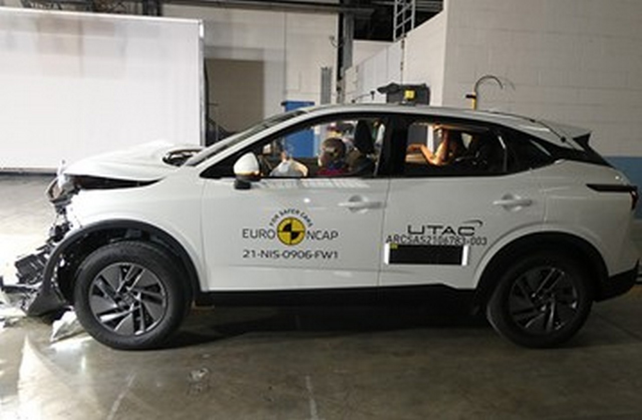 Nissan Qashqai crash test EuroNcap 2021