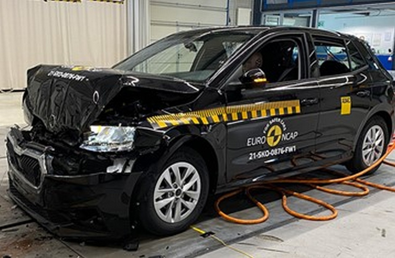 Skoda Fabia crash test EuroNcap 2021