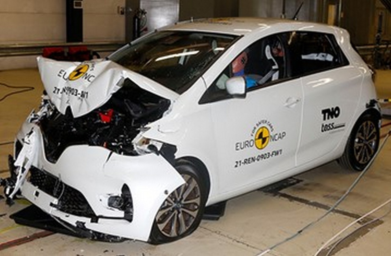 Renault Zoe crash test EuroNcap 2021