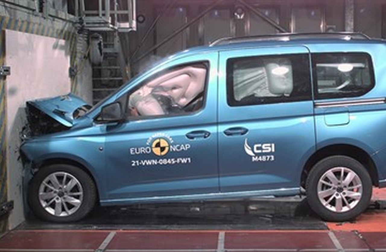 Volkswagen Caddy crash test EuroNcap 2021