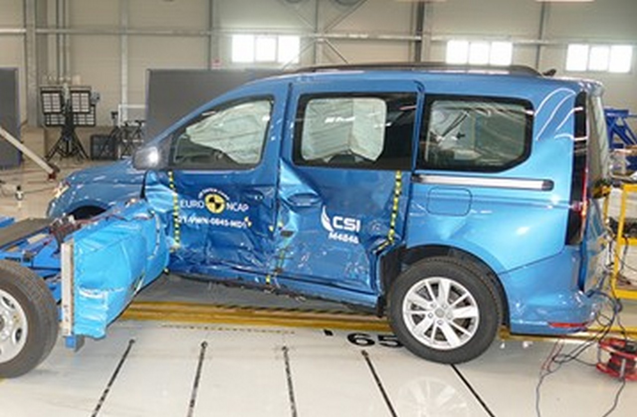 Volkswagen Caddy crash test EuroNcap 2021