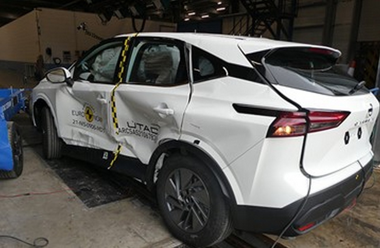 Nissan Qashqai crash test EuroNcap 2021