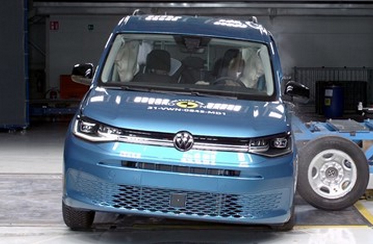 Volkswagen Caddy crash test EuroNcap 2021