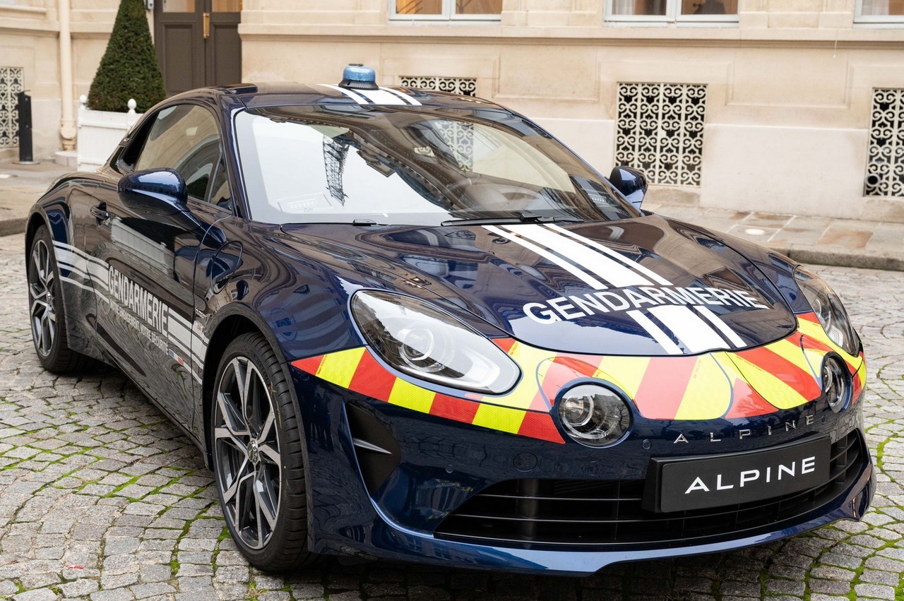 Alpine A110 Gendarmerie 2021: immagini ufficiali