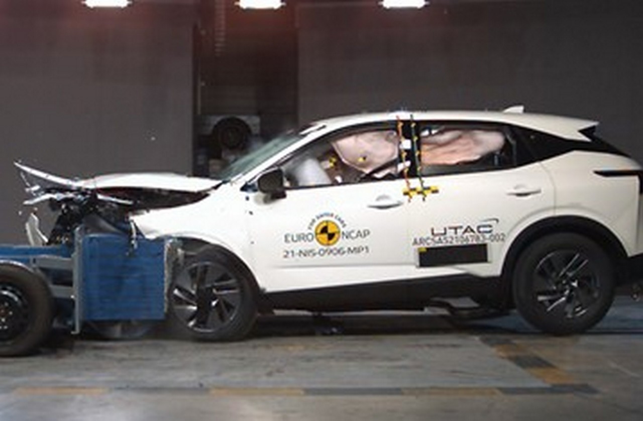 Nissan Qashqai crash test EuroNcap 2021