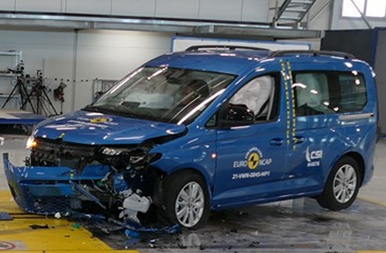 Volkswagen Caddy crash test EuroNcap 2021