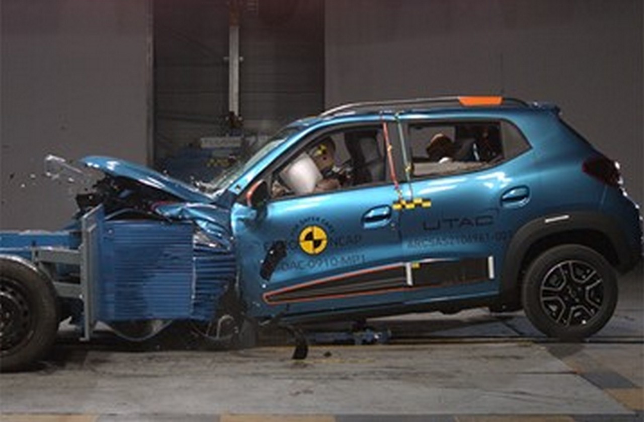 Dacia Spring crash test EuroNcap 2021