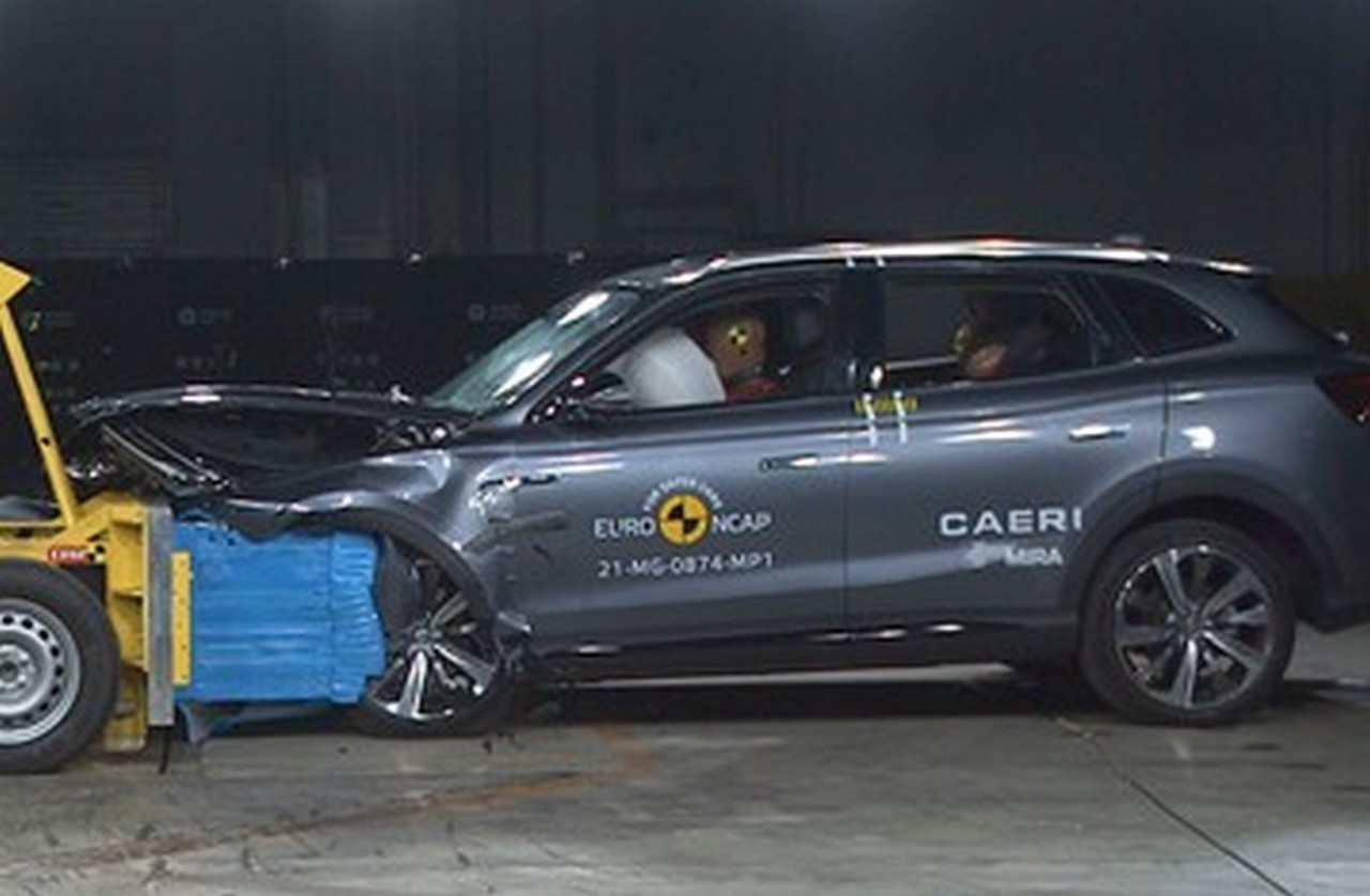 MG Marvel R crash test EuroNcap 2021