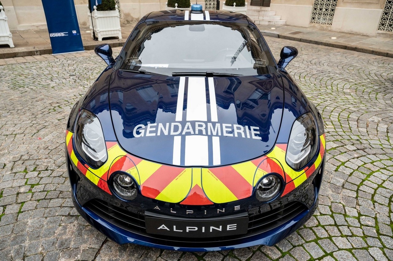 Alpine A110 Gendarmerie 2021: immagini ufficiali