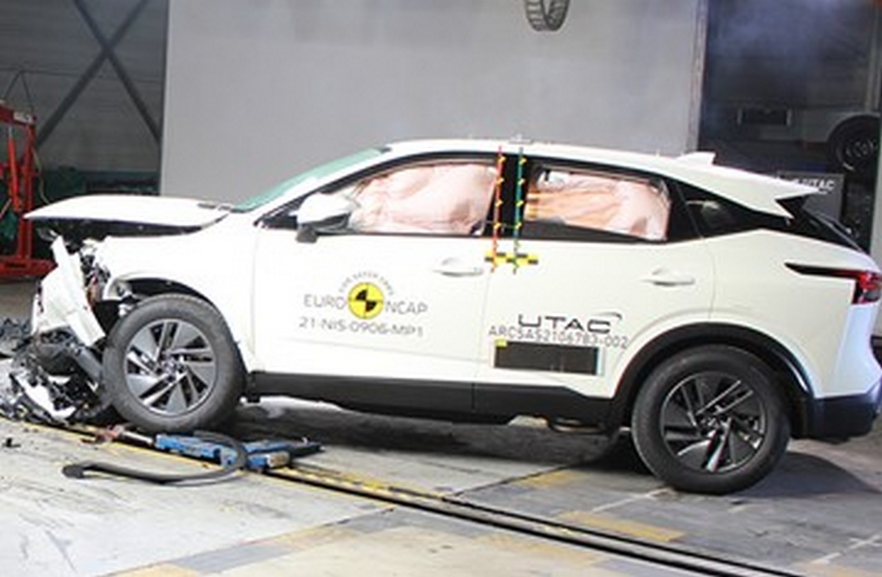 Nissan Qashqai crash test EuroNcap 2021 Autoblog