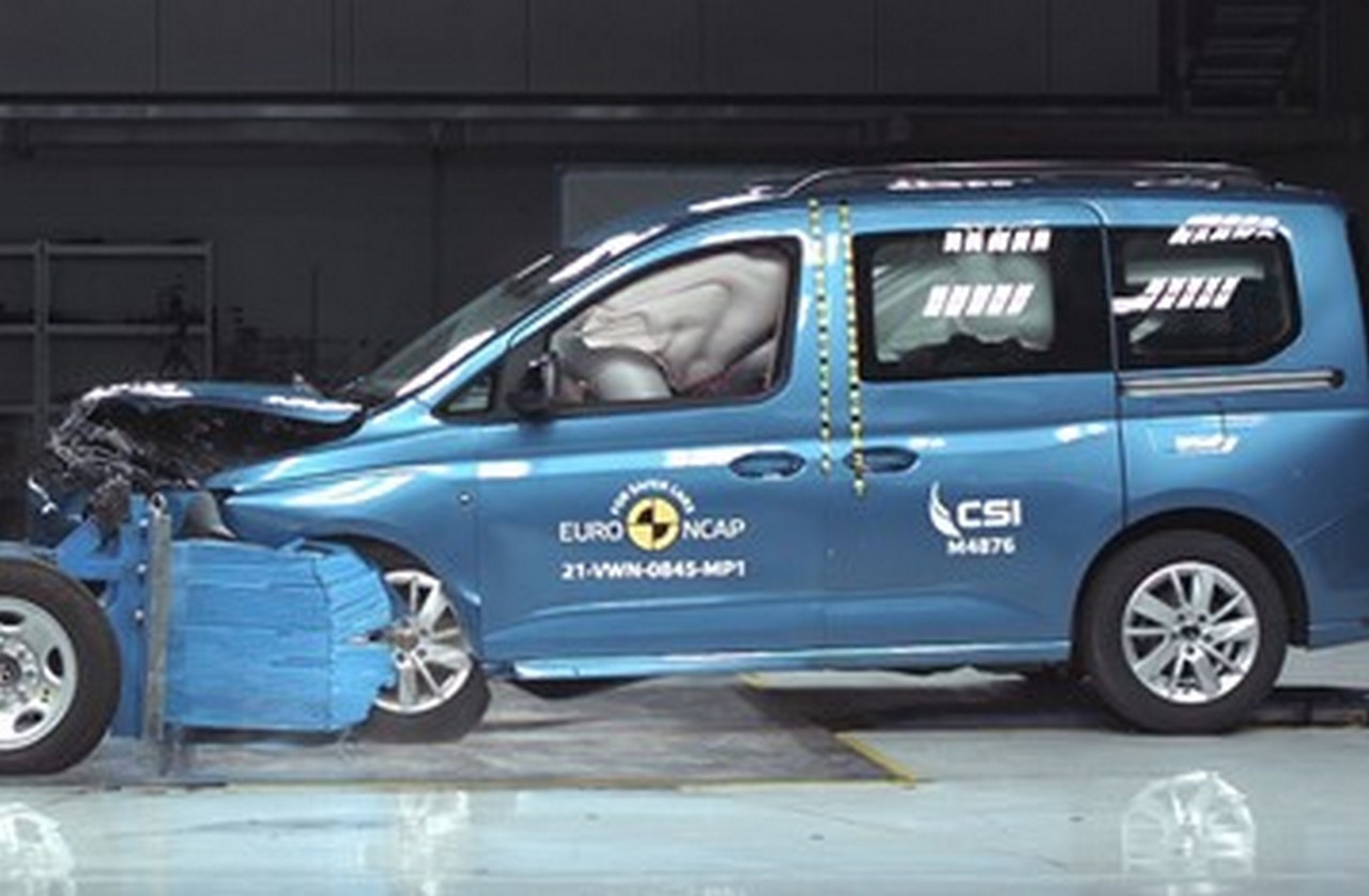 Volkswagen Caddy crash test EuroNcap 2021