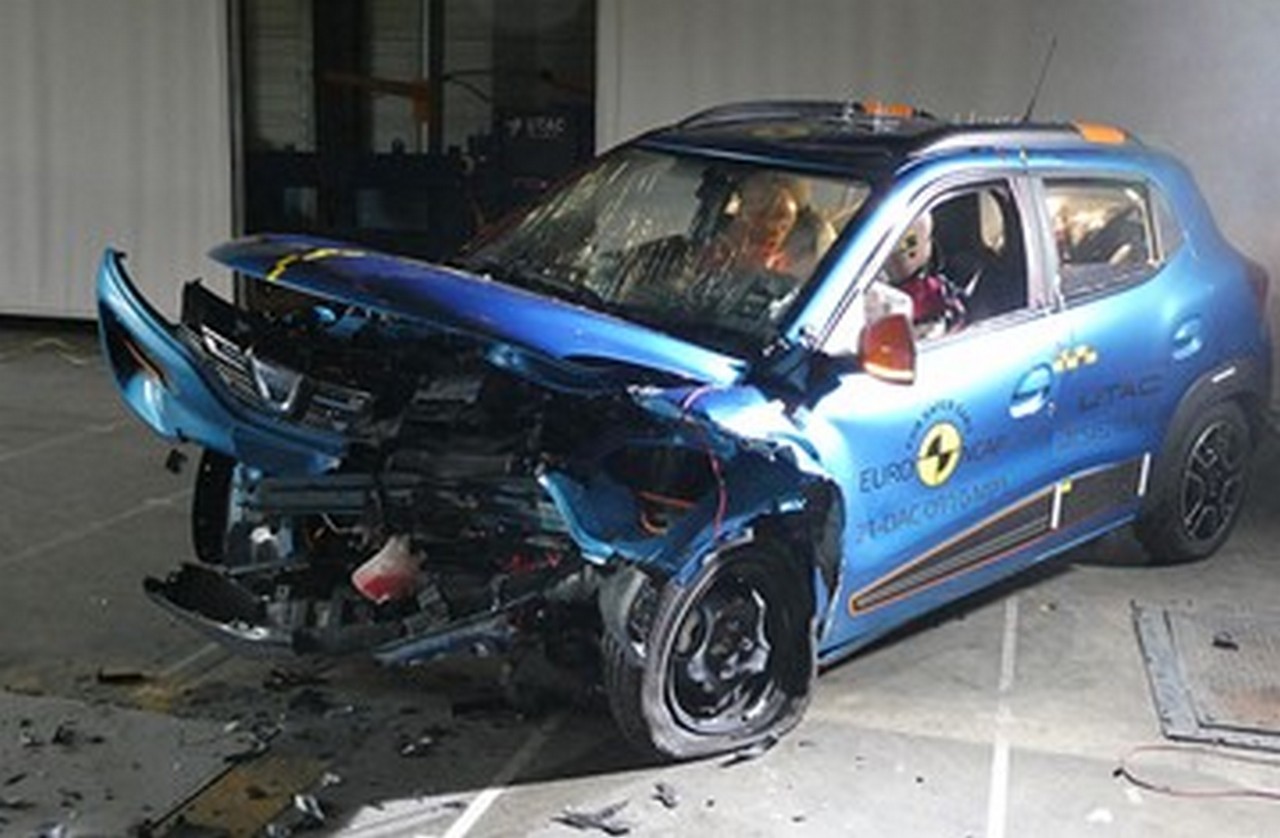 Dacia Spring crash test EuroNcap 2021