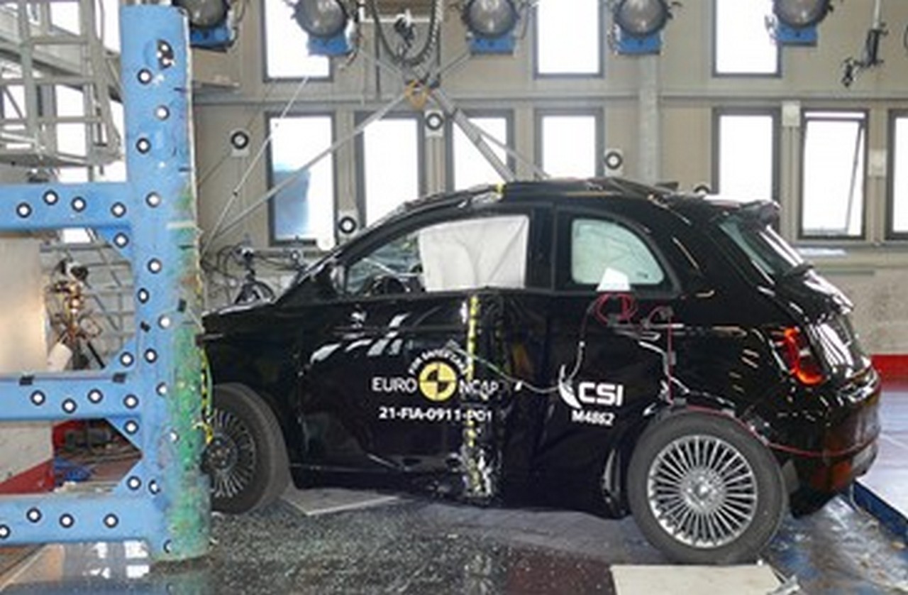 Fiat Nuova 500 crash test EuroNcap 2021