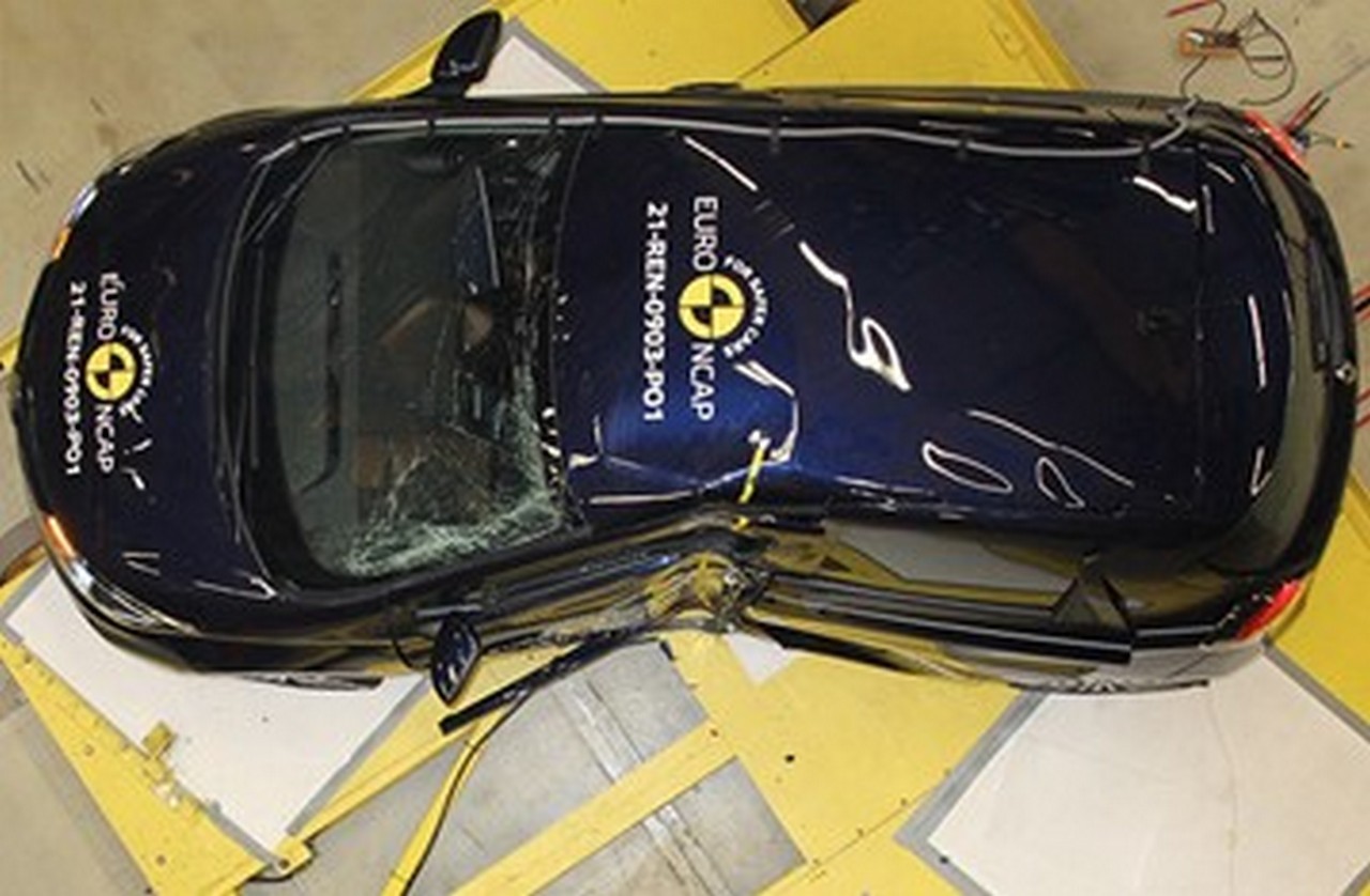 Renault Zoe crash test EuroNcap 2021