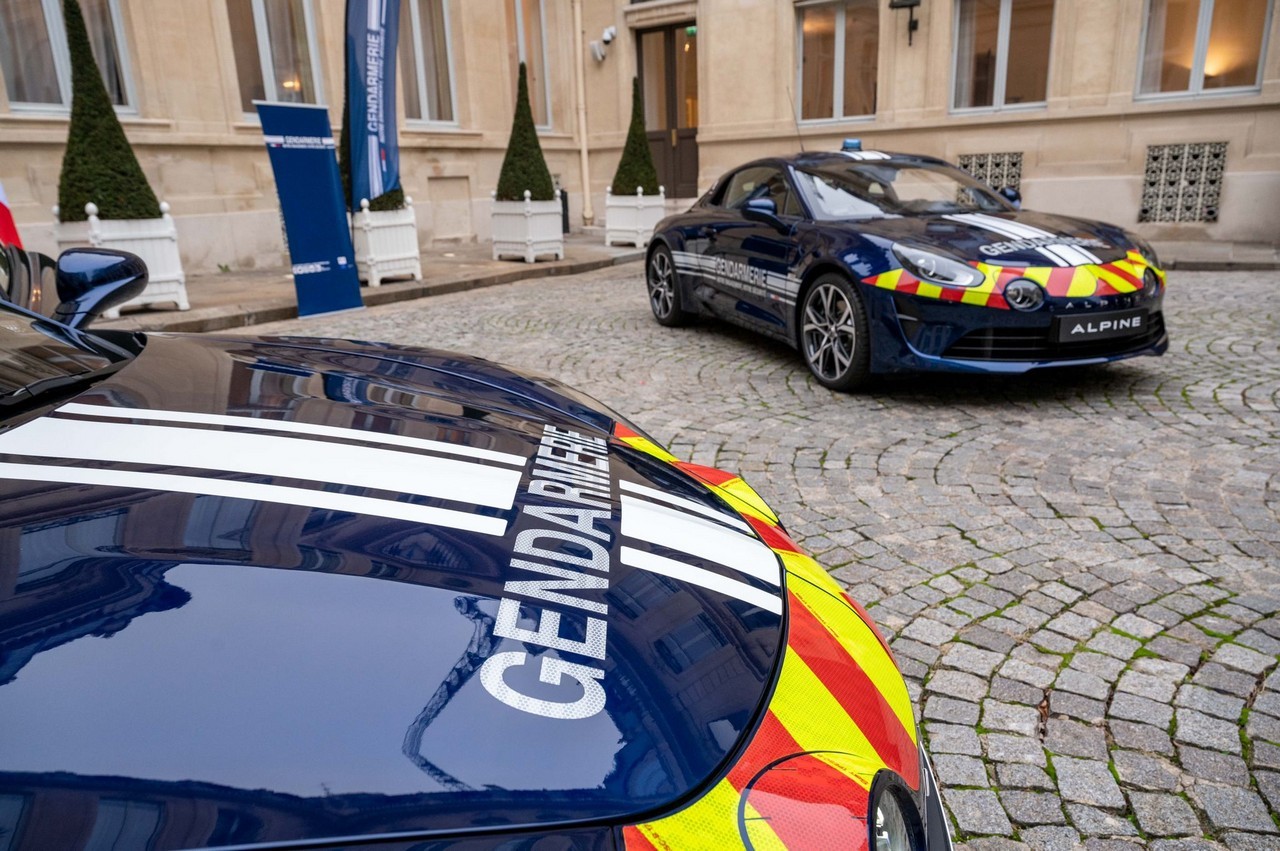 Alpine A110 Gendarmerie 2021: immagini ufficiali