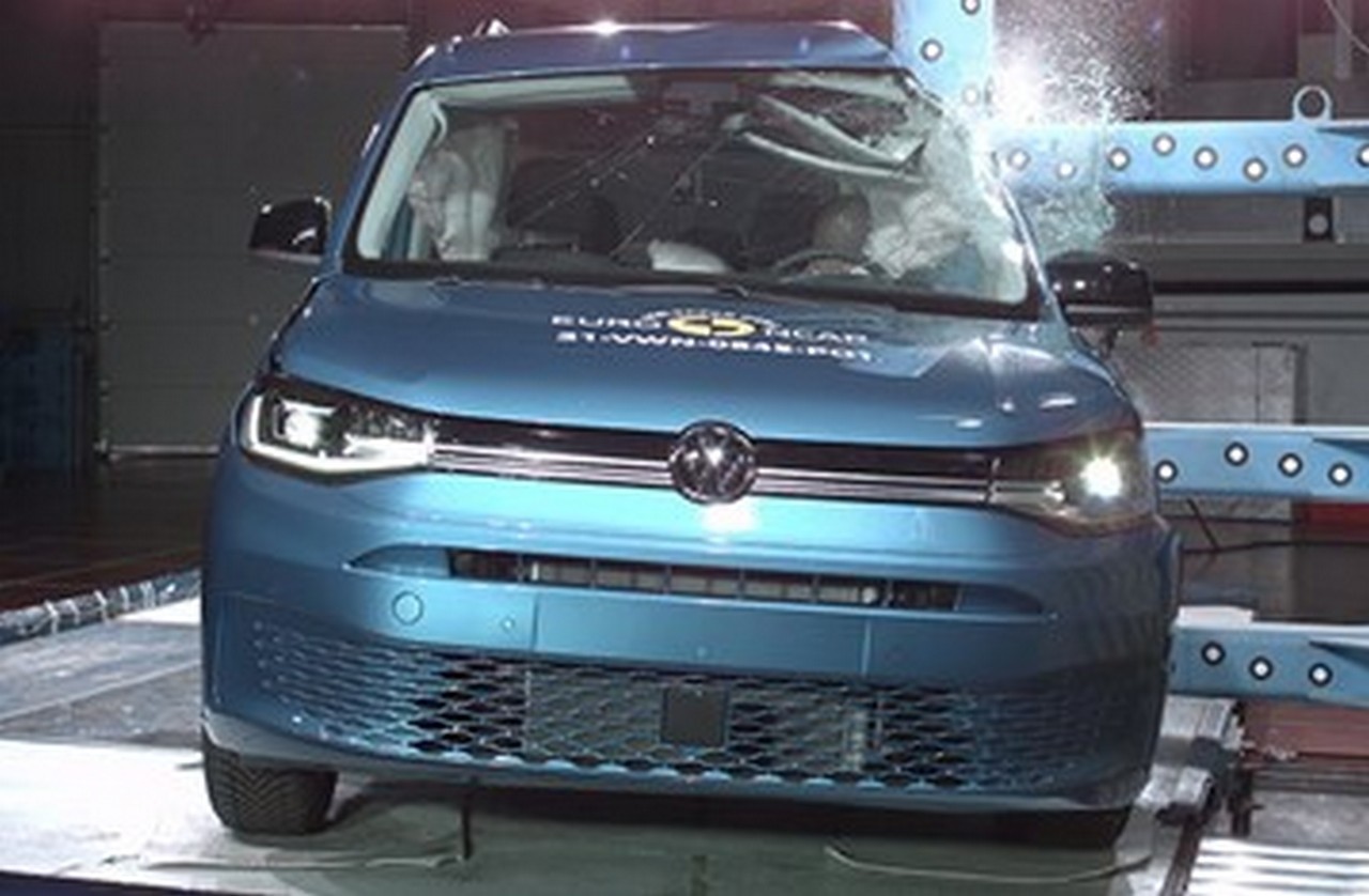 Volkswagen Caddy crash test EuroNcap 2021