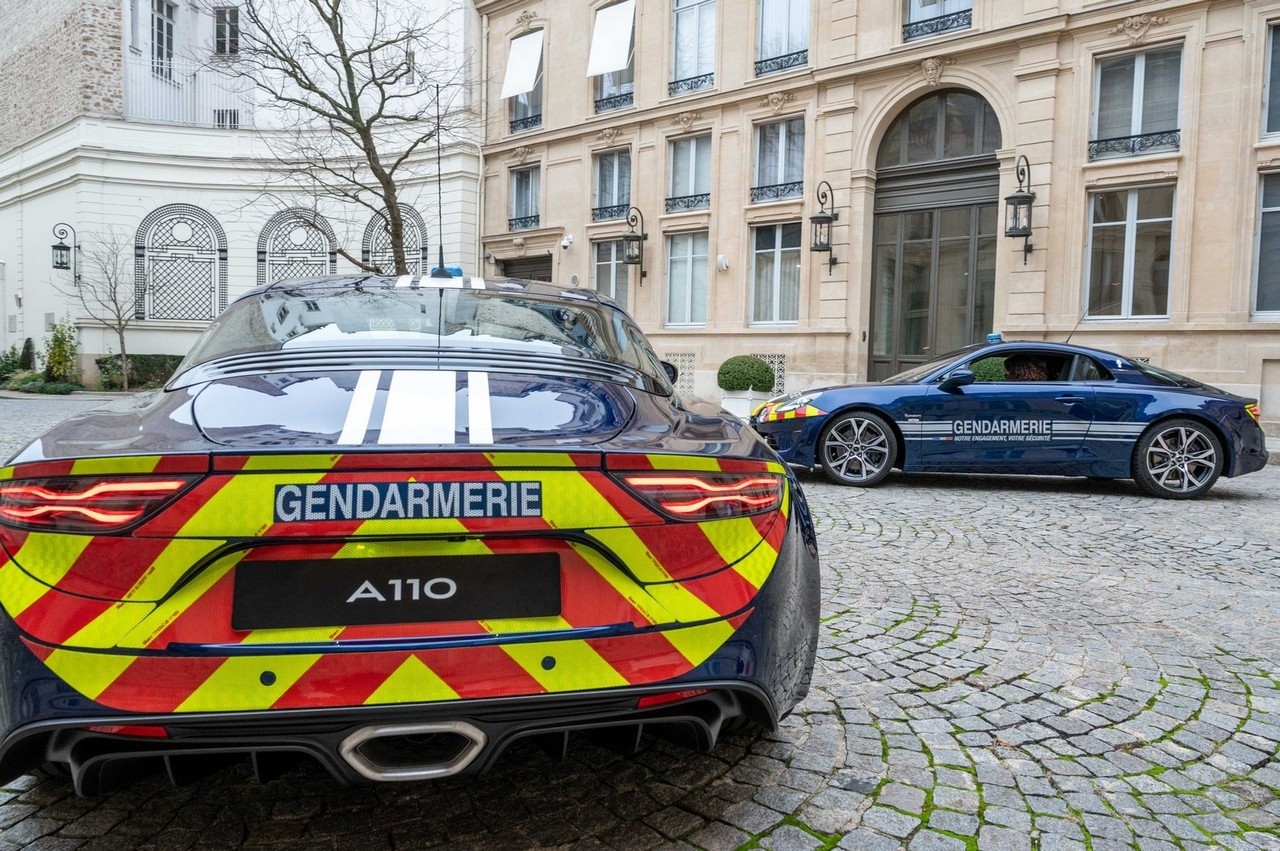 Alpine A110 Gendarmerie 2021: immagini ufficiali