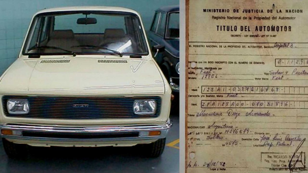 Fiat 128 di Diego Armando Maradona