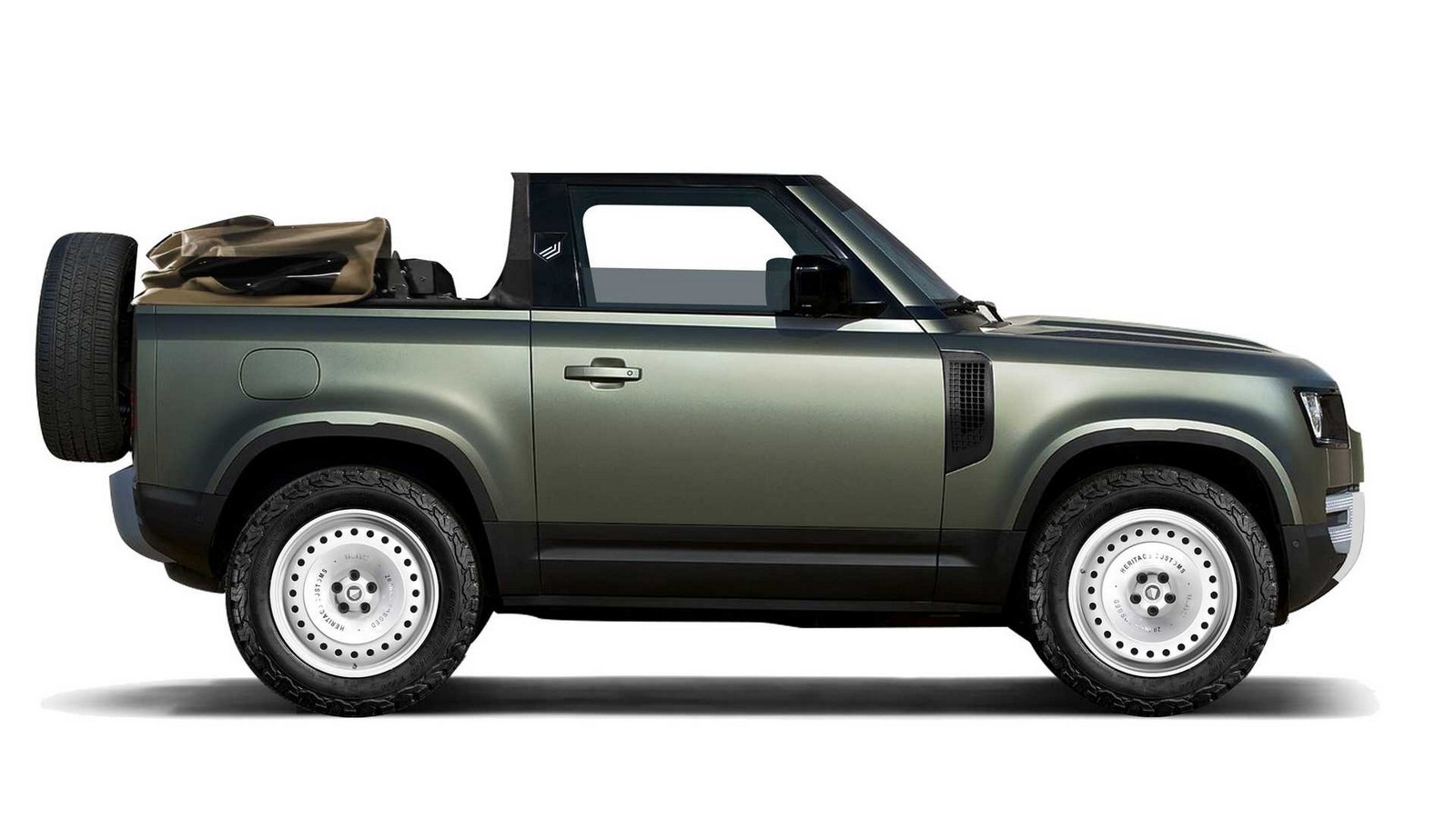 Land Rover Defender Valiance Convertible: rendering ufficiali