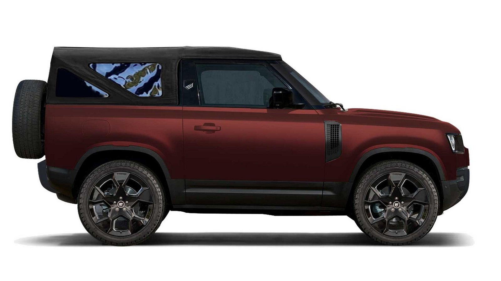 Land Rover Defender Valiance Convertible: rendering ufficiali