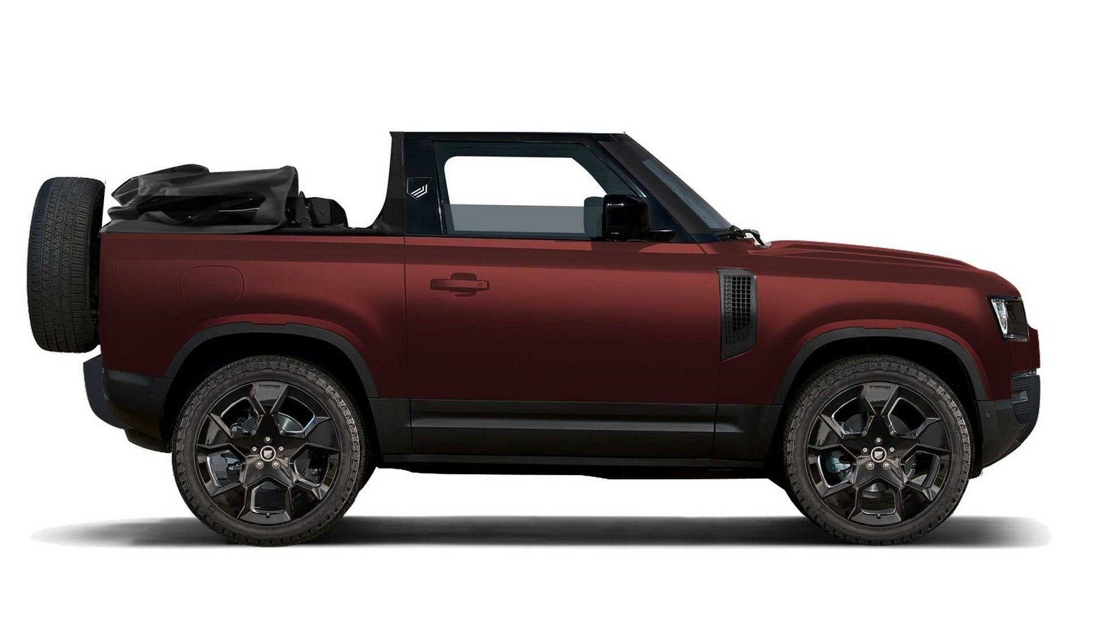 Land Rover Defender Valiance Convertible: rendering ufficiali