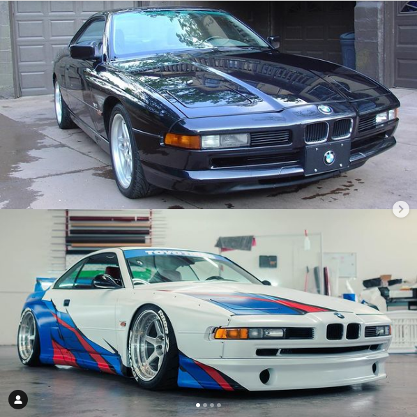 BMW 850ci E31 con Kit Pandem: le immagini