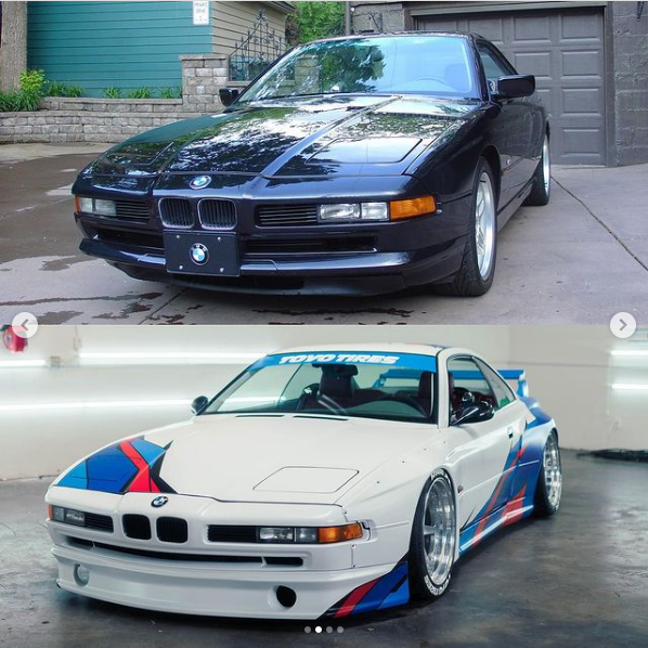 BMW 850ci E31 con Kit Pandem: le immagini